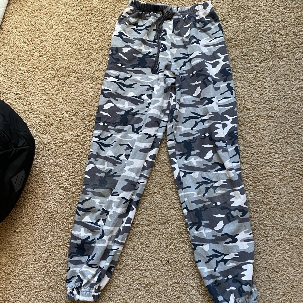 PLT Gray Camo Joggers